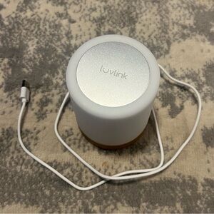 LuvLink White and Silver Lamp